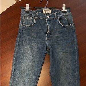 Reformation Women's Blue Straight Leg Jeans